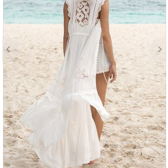 ***Rare*** Spell Isla Bonita embroidered lace duster - Picture 6 of 13